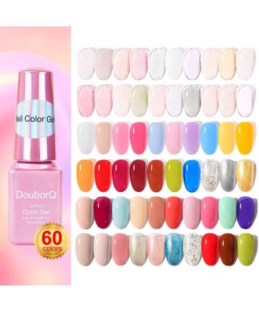 7ml Soak Off Gel Nail Polish Semi Permanent Solid Lamp Varnishes Manicure Top Coat DIY UV Base Nails - (Color: 40) - Buy Online on GoSupps.com