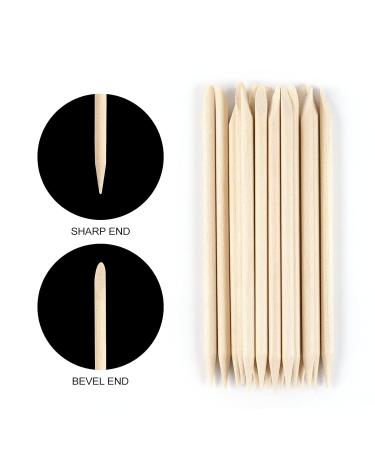 PECECOLOR 40 Double-Sided Wooden Sticks - Multifunctional Nail Shaver for Manicure & Pedicure Art - Buy Online on GoSupps.com