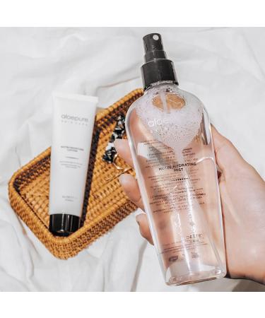 Aloette Nutri-Hydrating Mist 8 Fl Oz | Aloe Vera Face and Body Spray | Cruelty Free - Buy Online on GoSupps.com