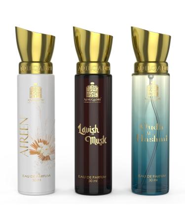 Adil-qadri Elegance Trio Luxury Perfume Set | Gift Set For Men & Women (3 x 30 ML) | Long Lasting Scents Of Sweet Musky & Fruity Notes - Buy Online on GoSupps.com