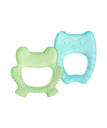 Green Sprouts Cool Nature Teethers 3+ Months Green Aqua 2 Pack