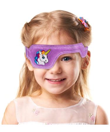 Eye Patch Unicorn Poggle Patch for Children with Amblyopia (Right Eye Coverage)