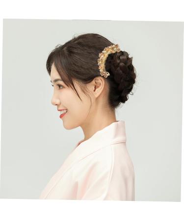 Didiseaon comb decorate diamond decor hairpin Clip Hair piece diamond Diamond Twist rhinestone bobby pins rhinestone hair combs accessories Hair up crafts headgear the flowers - Buy Online on GoSupps.com