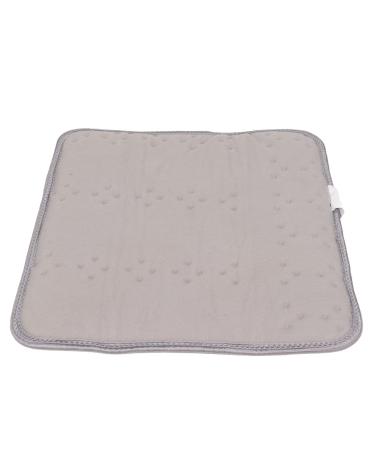 Electric Heating Chair Cushion Skin Friendly Heated Chair Cushion Promote Circulation Polyester Fiber for Dormitory(Grey) Gray