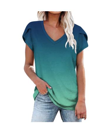 Genetic women T-shirt ladies ladies extended shoulder tea t-shirt ladies t-shirt ladies short oversize tea sport top tshirt women 3xl over size basic t-shirt black women green l