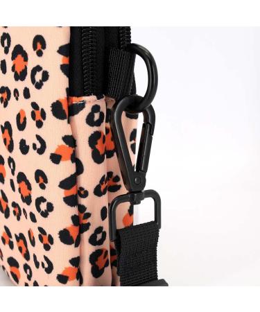 COOWOON GASSI PACK: Stylish Crossbody Dog Bag with Poop Bag Dispenser - Ideal for Walking Training & Running - Pink Leopard Design - Buy Online on GoSupps.com