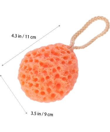 FOMIYES Natural Loofah Sponge Set - 3 Bath & Shower Sponges for Exfoliation | Gentle Facial & Body Cleansing Cotton Scrubber - Buy Online on GoSupps.com