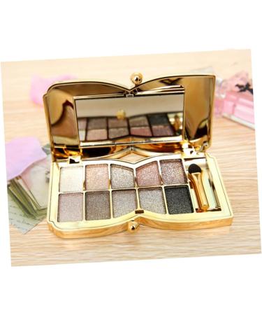 Mikinona Set # Shadow Brush With Makeup Colorful Eyeshadow Eye & Mirror Colors Glitter Flash - Buy Online on GoSupps.com