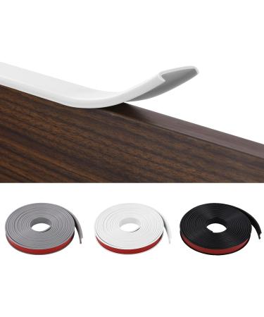 flintronic 5m*20mm U-Shape Flexible Furniture Edge Banding Baby Safty Baby Edge Protector Self Adhesive TPE Wood Edging Tape DIY Furniture Edge Trim for Table Cabinet Furniture Restoration White 5m*20mm - Buy Online on GoSupps.com