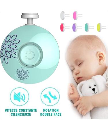 Electric Children Nail File - Safe 6-in-1 Nail Cutter for Babies & Toddlers | Interchangeable Grinding Heads | Healthy & Gentle Care - Buy Online on GoSupps.com