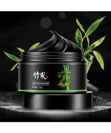 Blackhead Remover Mask - Bamboo Charcoal Peel Off Face Mask | Deep Cleansing & Purifying 120g - Buy Online on GoSupps.com