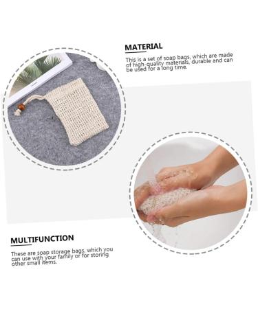  Beaupretty Beaupretty 5 Pieces Sisal Saver Mesh Pouch For Foaming Saver Exfoliator Sachet - Buy Online on GoSupps.com