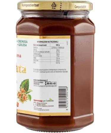 Italian Gourmet E.R. Rigoni di Asiago Nocciolata Hazelnut Creams without Palm Oil - Nougat Cream without Palm Oil - Spread 650 g + Polpa Gourmet Italian 400 g (Pack of 12) - Buy Online on GoSupps.com