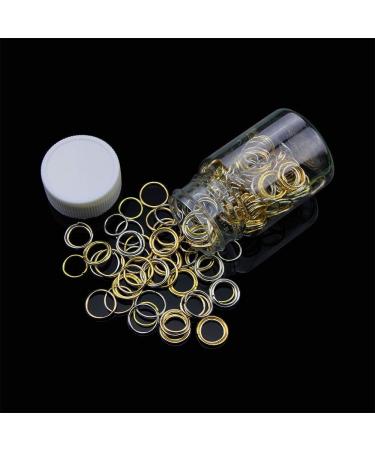 180 Hair Rings Braid Rings - 3 Colors 2 Sizes | Punk Hip Hop DIY Hairstyle Accessories - Buy Online on GoSupps.com