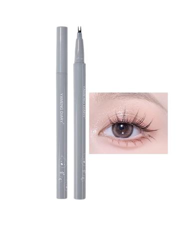 Eyelash Pencil Waterproof Waterproof Pencil Eyeliner for Lower Lash and Eyelash | Quick-Drying Sweatproof Long Wear Eyeliner for Brown and Black Colors Littryee