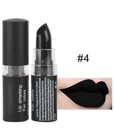 Vampire Matte Lipstick 04# Black - Long-Lasting Glossy Lip Gloss for Halloween Cosplay & Parties | Shop Now! - Buy Online on GoSupps.com