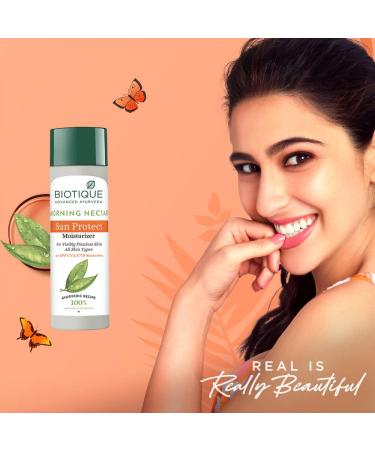 Biotique Morning Nectar Lotion SPF 30 - Lightening & Nourishing UVA/UVB Protection - Buy Online Internationally - Buy Online on GoSupps.com