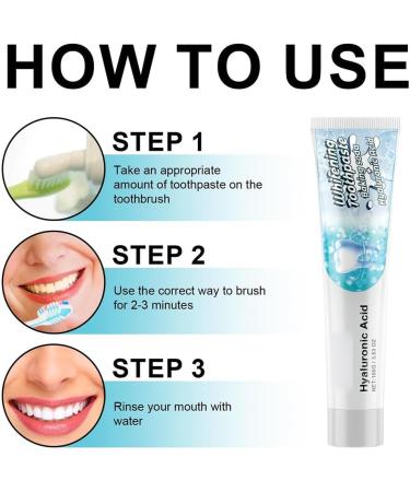 Scoban Whitening Toothpaste with Hyaluronic Acid & Baking Soda - Deep Cleaning Formula (2pcs) | International Shipping - Buy Online on GoSupps.com