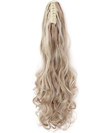 S-noilite 24 Inch Curly Clip In Ponytail Extension Blonde Hairpiece 155g for Women - Buy Online on GoSupps.com