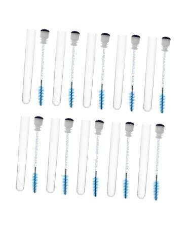 NOLITOY 30 Pcs Diamond Mascara Brush Clear Lash Mascara Clear Mascara Tube Beauty Eyelash Shampoo 11.3x1.1cmx3pcs Dark Bluex3pcs