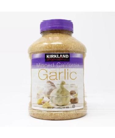 RKBROTHERS Kirkland Signature Minced California Garlic 1.36kg Pack of 2 - Buy Online on GoSupps.com