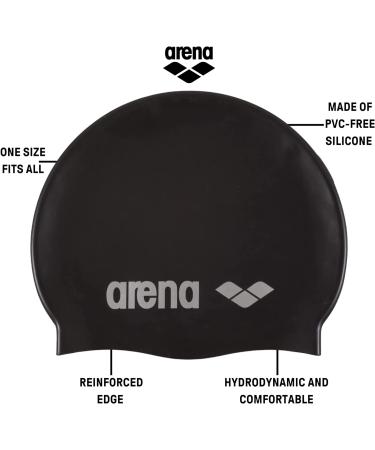 Buy Arena Classic Unisex Silicone Bath Cap - Durable Soft Swimming Cap for Men & Women | Yellow - International Shipping Available - Buy Online on GoSupps.com