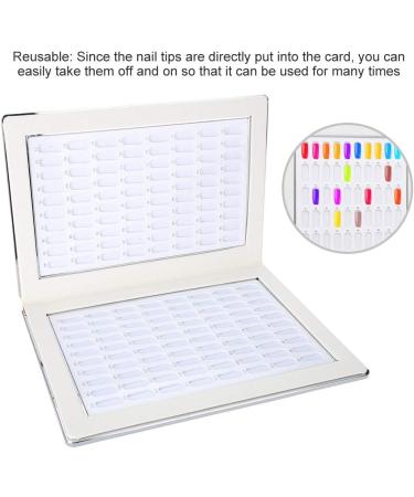 Nail Color Display Book Nail Gel Color Display Chart Large Capacity Light Weight Reliable Durable Professional For Storing Nail Tips Nail Polish Home(blue) - Buy Online on GoSupps.com