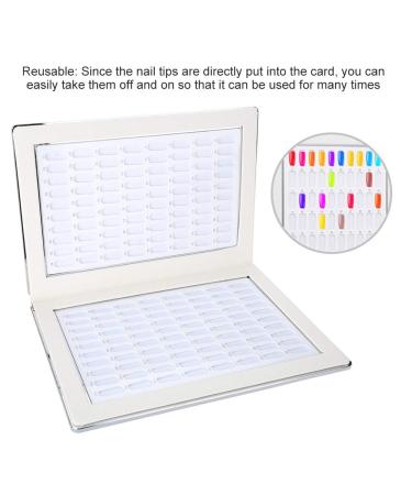Nail Gel Color Card - Nail Polish Display Book for Art Schools & Enthusiasts | Easy-to-Wear Nail Accessories in Blue - Buy Online on GoSupps.com