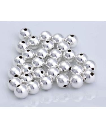 Adabele 925 Sterling Silver Seamless Smooth 3mm Spacer Beads - Pack of 100 | Small Round Beads for Jewelry Making - SS142 - Buy Online on GoSupps.com