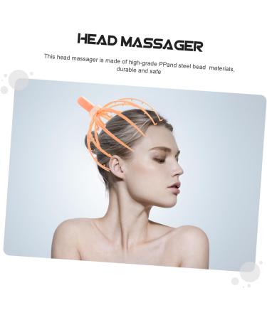 Buy Kombiuda Head Massage Device - Claw-Style Scalp Massager for Ultimate Relaxation | Handheld Plastic Massage Comb 21x15x15cm Orange - International Shipping Available - Buy Online on GoSupps.com