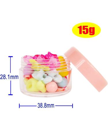 Great Foru 12 Pieces 15g/15ml Empty Cosmetic Containers with Lid - DIY Makeup Eyeshadow Nail Lip Gloss Balm & Sample Jars for International Shipping - Buy Online on GoSupps.com