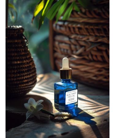 Sonora Bath & Flame Blue Tansy Face Oil - 100% Pure Noncomedogenic Facial Oil for Sensitive & Acne-Prone Skin - Buy Internationally - Buy Online on GoSupps.com