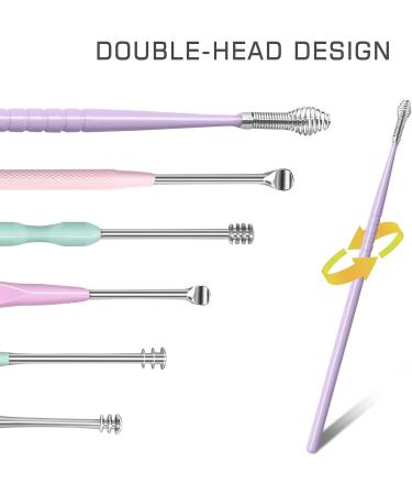 Gemice Ear Pick Earwax Removal Kit - 6 Pcs Ear Cleansing Tool Set with Storage Box - Buy Online on GoSupps.com