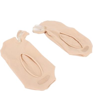 Soft Elastic Toe Separator Bunion Relief Socks - Skin Color - Buy Online on GoSupps.com