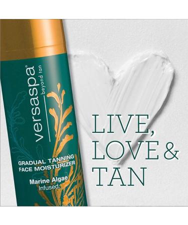 Versa Spa Gradual Tanning Face Moisturizer - Streak-Free Natural Glow - 2 fl.oz - Buy Online on GoSupps.com