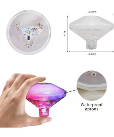 Esoes LED Underwater Light Bath Light Pond Pool Colourful Floating Lamp Waterproof Party Glow Night Lights Underwater Disco Lighting Light 7 Lighting Modes Pack of 2 - Buy Online on GoSupps.com