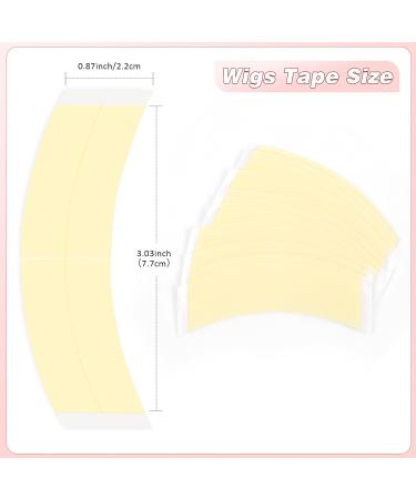 Vlasy 96 Pieces Double Sided Wig Tape - Waterproof & Invisible for Lace Front Wigs & Hair Extensions - Buy Online on GoSupps.com