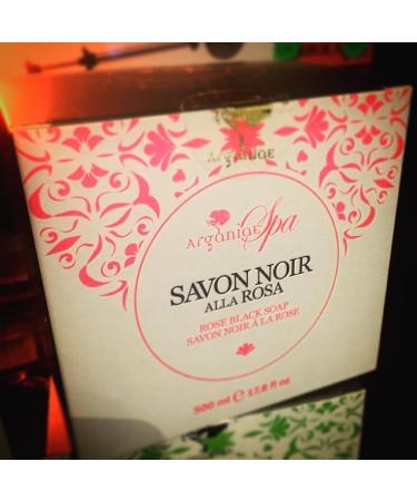  Arganiae Black Soap 500 g Rose - Buy Online on GoSupps.com
