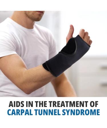 Hand Brace for Carpal Tunnel & Wrist Pain Relief - Adjustable Night Support with Splints for Arthritis & Tendonitis - Unisex Fit - Buy Online on GoSupps.com