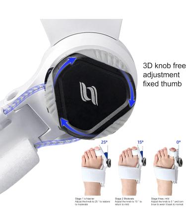 Adjustable Bunion Corrector for Overlapping Toes & Hammertoes - Grey - Buy Online on GoSupps.com