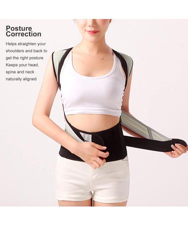 Posture Corrector | Breathable Adjustable Back Straightener for Adults & Children | Scoliosis & Hunchback Support | Pain Relief Brace (M - Buy Online on GoSupps.com