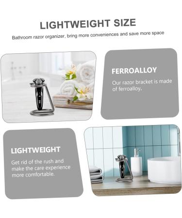 Coophya Men's Razor Holder Set - Premium Shaving Stand & Metal Rack for Perfect Grooming - Buy Online on GoSupps.com
