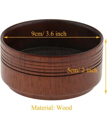 Seasaww Wooden Bowl for Shaving Soap | Men's Retro Shaving Mug & Cup | International Shipping Available - Buy Online on GoSupps.com