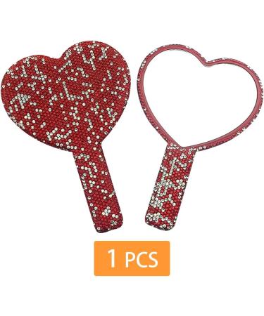 Traziewell Mirrors with Handle for Make Up Hair Cutting Tool Heart Shaped Handle Mirror for Daily Salon Barbers Red Heart Mirror JZ000322 Jz000322 Three Seats - Buy Online on GoSupps.com