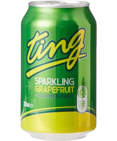 Ting Zesty Fruit Fizz Sparkling Grapefruit Drink 24 x 330ml - Refreshing Citrus Beverage for Any Occasion - Buy Online on GoSupps.com