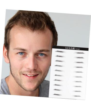 Beavorty 6 Sheets Pairs Black Sticker Artificial Eyebrow Patch Eyebrow Stickers Disposable Makeup Tools 6d - Buy Online on GoSupps.com