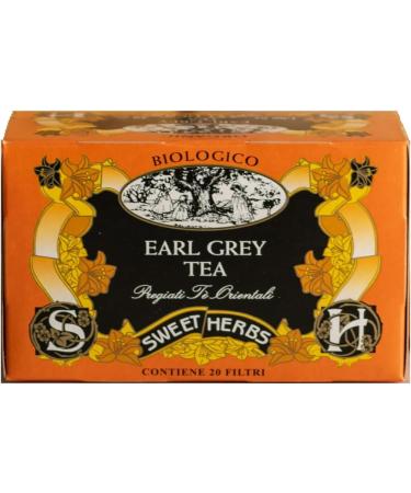  Apicoltura Brezzo Sweet Herbs | Organic Black Tea & Bergamot | Oriental Earl Grey Black Tea & Flavour - 20 Filters in Individual Bags (30 Gr) - Buy Online on GoSupps.com