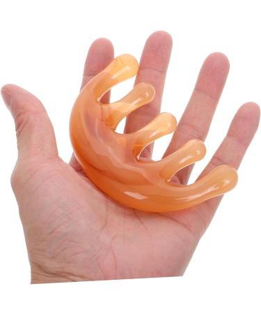 2 Pi ces Peigne m ridien grattoir cheveux gratte-t te massage de la t te peigne gua sha pour le cuir chevelu stimulateur du cuir chevelu Masseur de cou r sine Coffee - Buy Online on GoSupps.com