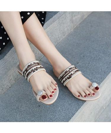 Creev Women's Open Toe Sandals | Orthopedic Big Toe Corrector | Casual PU Leather Summer Footwear | International Shipping Available - Buy Online on GoSupps.com