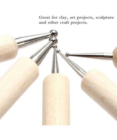 Aeromdale 2-Way Puncture Tool Set for Rhinestones Gems & Nail Design - 5 Pieces for Marble Patterns & Sound Sculpture | International Shipping Available - Buy Online on GoSupps.com